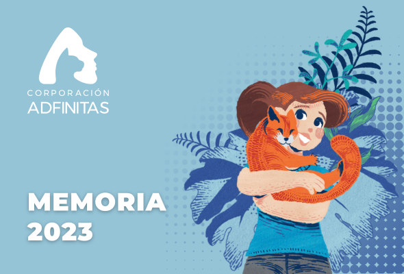 Portada de la Memoria 2023 de la Corporación Adfinitas